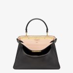 FENDI Peekaboo ISeeU Medium Black, calf leather bag - Image 2
